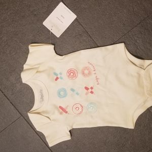 NWT 0-3m diaper shirt
